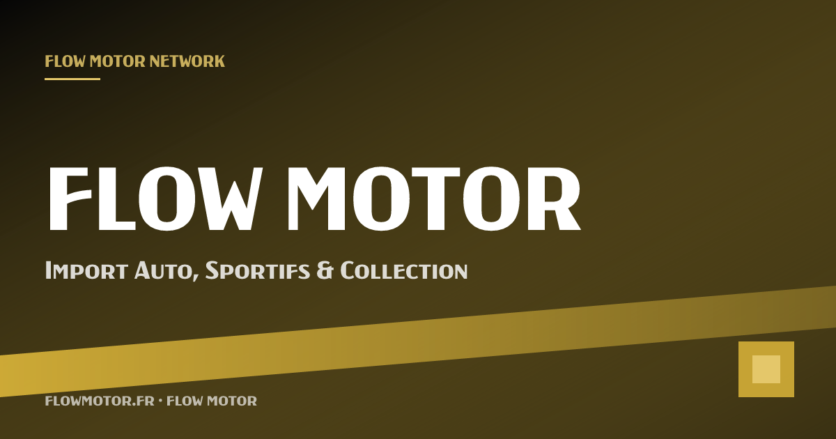 FLOW MOTOR — Import Auto, Sportifs & Collection à Lyon